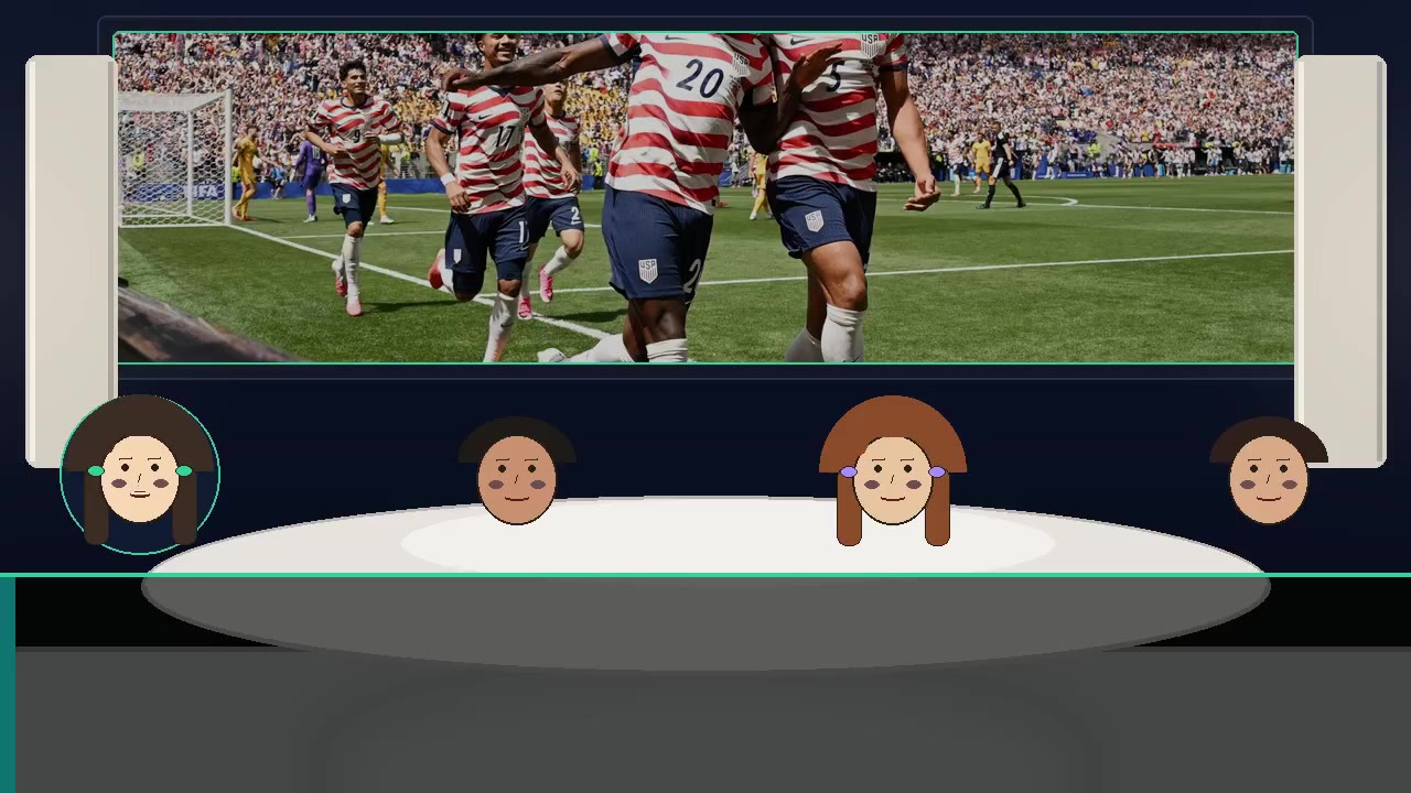Watch as World Cup co-hosts USA lead Australia through own goal